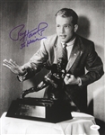 Paul Hornung Notre Dame Fighting Irish, Green Bay Packers Signed LE 11x14 B&W Photo (JSA)