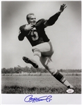 Paul Hornung Notre Dame Fighting Irish, Green Bay Packers Signed LE 11x14 B&W Photo (JSA)