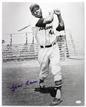 1964-65 Hank Aaron Milwaukee Braves “Spring Training Swing” Frank Stanfield Autographed Original 16x20 Hand Developed Photograph (JSA)