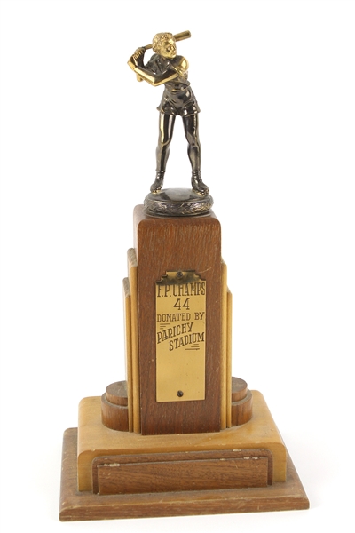 1944 FP Champs Parichy Stadium Girls Fast Pitch Softball Championship Trophy