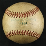 1961 Roger Maris Signed New York Yankees Cincinnati Reds Multi Signed ONL Giles Crosley Field World Series Game Used Baseball w/ 13 Signatures (MEARS LOA/JSA)