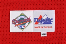 1992-97 Curt Schilling Philadelphia Phillies Signed Batting Practice Jersey (MEARS LOA/JSA)