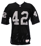 1991 Ronnie Lott Los Angeles Raiders Game Worn Home Jersey (MEARS LOA)