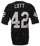1991 Ronnie Lott Los Angeles Raiders Game Worn Home Jersey (MEARS LOA)