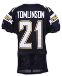 2007 LaDainian Tomlinson San Diego Chargers Home Jersey (MEARS LOA)