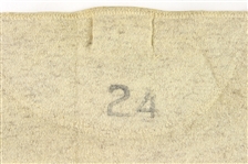 1961-63 Walter Alston Los Angeles Dodgers Game Worn Undershirt (MEARS LOA/Family Letter)