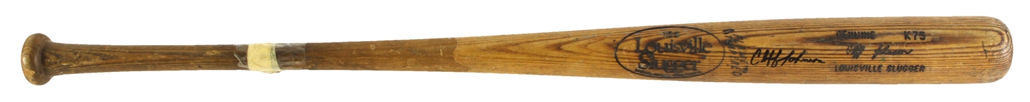 1983-86 Cliff Johnson Signed Louisville Slugger Store Model Bat (JSA)