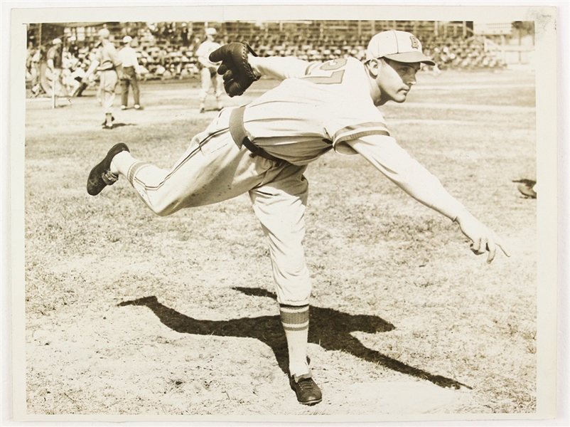 1940 Nick Strincevich Boston Bees 6.75" x 9" Original Photo