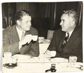 1940 Jimmie Foxx Eddie Doherty Boston Red Sox 5" x 5.75" Original Photo