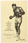 1978 Muhammad Ali Amateur Boxing Club First Muhammad Ali Amateur Boxing Show Program