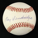 1989-90 Ray Dandridge Negro Leagues Signed ONL White Baseball (JSA)