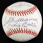 1993-94 500 Home Run Club Multi Signed Baseball w/ 12 Signatures Including Willie Mays, Hank Aaron, Reggie Jackson & More (JSA)