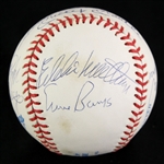 1993-94 500 Home Run Club Multi Signed Baseball w/ 12 Signatures Including Willie Mays, Hank Aaron, Reggie Jackson & More (JSA)