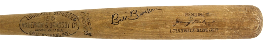 1973-75 Bill Buckner Signed Jimmy Buckner Minor Leagues H&B Louisville Slugger Professional Model Game Used Bat (MEARS LOA/JSA)