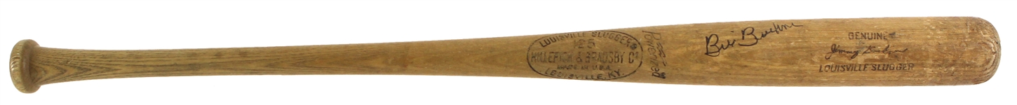 1973-75 Bill Buckner Signed Jimmy Buckner Minor Leagues H&B Louisville Slugger Professional Model Game Used Bat (MEARS LOA/JSA)