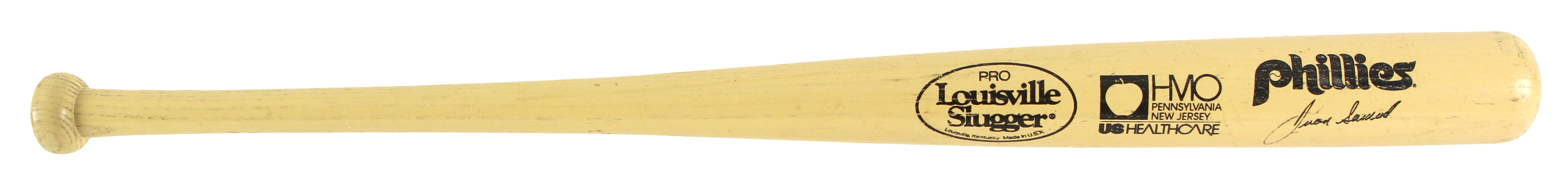 1985-88 Juan Samuel Philadelphia Phillies Louisville Slugger Stadium Giveaway Bat 