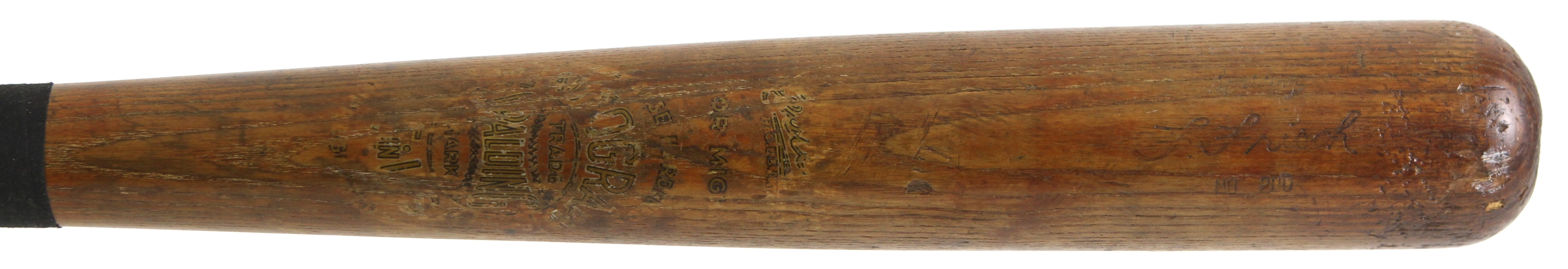 1937 Frankie Frisch St. Louis Cardinals Spalding Autograph Store Model Bat