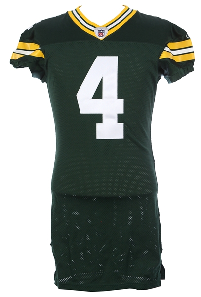 2011 Brett Favre Green Bay Packers Post Career Home Jersey