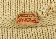 1950's White/Purple Wool L Football Sweater (MEARS LOA)