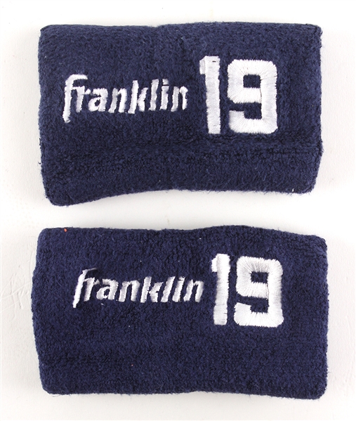 1990s Tony Gwynn San Diego Padres Game Worn Wristbands (MEARS LOA)