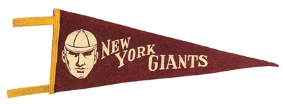 1920s New York Giants 23” Vintage Baseball Pennant