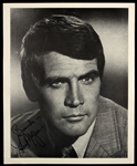 1970s Lee Majors Six Million Dollar Man 8x10 B&W Photo (JSA)