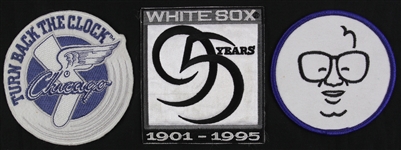 1994-1998 Chicago White Sox Cubs Patch Collection (3)