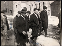 1965 (February 26th) Cassius Clay with Entourage 8”x10.5” Original Press Photo