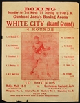 1931 Gentleman Gunboat Jack vs. Robin Neil 8.5" x 11" Broadside