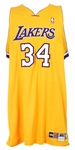 2002-04 Shaquille ONeal Los Angeles Lakers Home Jersey (MEARS LOA)