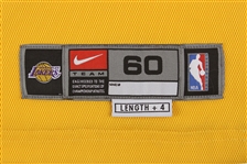 2002-04 Shaquille O'Neal Los Angeles Lakers Home Jersey (MEARS LOA)