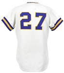 1973 Chris Short Milwaukee Brewers Game Worn Home Jersey (MEARS LOA)
