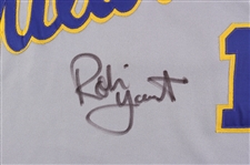 1986 Robin Yount Milwaukee Brewers Signed Game Worn Road Jersey (MEARS A10/JSA)