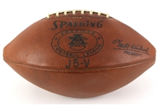 1967-68 Kansas City Chiefs Official AFL Milt Woodard Practice Used Football (MEARS LOA)