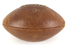 1967-68 Kansas City Chiefs Official AFL Milt Woodard Practice Used Football (MEARS LOA)