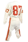 1967-68 Aaron Brown Kansas City Chiefs Game Worn Road Jersey w/ Uniform Pants & Padded Pants (MEARS A9)