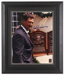 1990s Ted Williams Boston Red Sox Signed 23" x 28" Framed Photo (PSA/DNA)