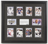 1992 Wayne Gretzky Oilers/Kings 15" x 16" Framed Display w/ Signed Trading Card (Upper Deck)(JSA)