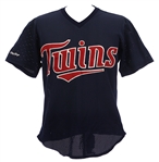 1987 Frank Viola Minnesota Twins Game Worn Batting Practice Jersey (MEARS LOA) World Series Champions Season