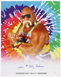 1970-1988 Super Star Billy Graham Signed Wrestling Legend LE 16x20 Color Photo (JSA)