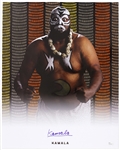 1978-2006 Kamala “The Uganda Giant” Wrestling Legend Signed LE 16x20 Color Photo (JSA)
