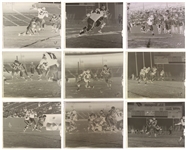 1961 Oakland Raiders Boston Patriots Candlestick Park 4" x 5" Photo Negatives - Lot of 9