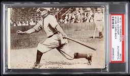 1913-15 Hans Wagner Pittsburgh Pirates Pinkerton Cabinet Card w/ Scorecard Back (PSA Slabbed)