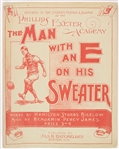 1899 The Man With An E On His Sweater Sheet Music