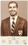 1960s Gordie Howe Detroit Red Wings Signed Lincoln Mercury Sports 5" x 8" Promo Photo (JSA)