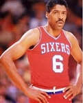 1984-1986 circa Julius Dr. J Erving Philadelphia 76ers Game Worn Road Jersey (MEARS  A10)