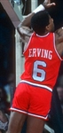 1984-1986 circa Julius Dr. J Erving Philadelphia 76ers Game Worn Road Jersey (MEARS  A10)