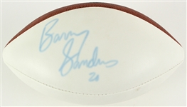 1992 Barry Sanders Detroit Lions Signed Super Bowl XXVI Autograph Football (JSA)