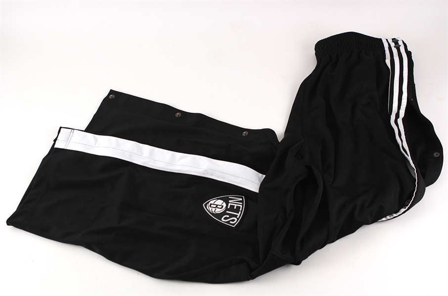 2015 Mason Plumlee Brooklyn Nets NBA All Star Weekend Rising Stars Warm Up Pants (MEARS LOA/MeiGray)