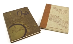 1941-42 Ted Fritsch Central State Teachers College Iris Yearbooks - Lot of 2